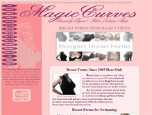 Tablet Screenshot of magiccurves.com